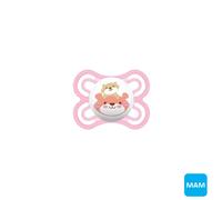 Mam - Succhietto Perfect 2-6m in silicone, Rosa