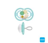 MAM - Succhietto Perfect 6+m in silicone, Azzurro