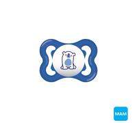 MAM - Succhietto Supreme 2-6m in silicone, Azzurro