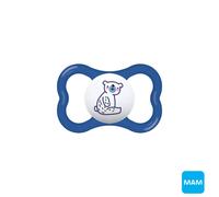 MAM - Succhietto Supreme 6m+ in silicone, Azzurro