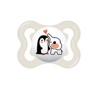 MAM Supreme - Succhietto In Silicone 2-6 m+ neutro - Fantasia Assortite