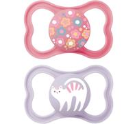 MAM Supreme Double Box 6+ months ciuccio Pink/ Purple 2 pz