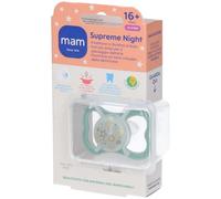MAM Supreme - Night Succhietto in Silicone per Bimba 16+ Mesi, 1pezzo