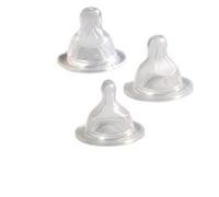 MAM Tettarella Misura 2 (Set da 2), Tettarella MAM piatta e simmetrica in morbido Silicone SkinSoft, Kit da 2 accessori neonato 2+ mesi per l'allattamento con latte materno e in latte polvere