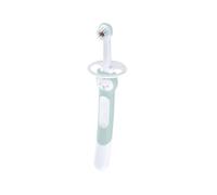 MAM Spazzolino Training Brush per bambini - manico lungo, anello di protezione, 5+ mesi, azzurro