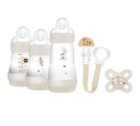 Mam Welcome To The World Set Regalo con 3 Biberon Easy Start Ciuccio e Portaciuc