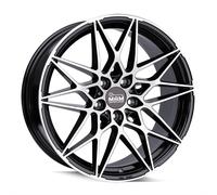 MAM Wheels B2 Black Front Polish 8x18 ET 35 5/120 cerchio in alluminio Nero