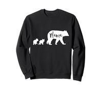Mama Bear con 2 Cuccioli Divertente Mamma Mamma Regalo Felpa