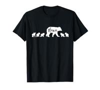 Mama Bear con 5 Cuccioli Mamma Mamma Mamma Divertente Regalo Maglietta