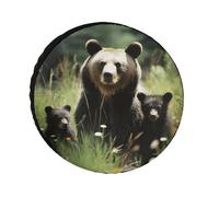 Mama Bear - Copertura universale per pneumatici da rimorchio, impermeabile, per rimorchi, camion, camper, SUV da 24 a 36 pollici (adatta per ruote da 34 pollici