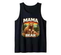 Mama Bear Family Pride Strong Mom Nature Art Canotta