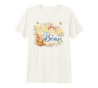 Mama Bear Floreale Acquerello Carino Primavera Maglietta Premium