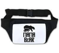 Mama Bear Grizzly - Marsupio con grafica, colore: Bianco