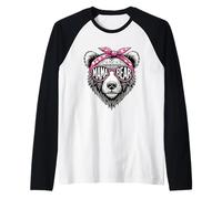 Mama Bear Mother Bear Lover Parent Festa della Mamma maternità Maglia con Maniche Raglan