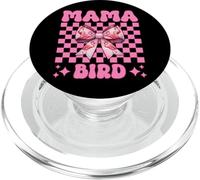Mama Bird Flamingo Mom Festa della mamma rosa Coquette Bow PopSockets PopGrip per MagSafe