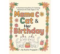 Mama Cat & Her Birthday: A Heartwarming Story & Coloring Adventure for Kids (Ages 3-15)