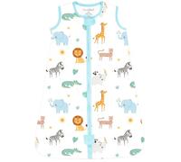 Mama Cheetah Sacco nanna 2.5 TOG, cotone organico bambino coperta portatile con cerniera a due vie, Swaddle transizione Baby Sacco a pelo per neonato neonato neonato bambino ragazza 24-48 mesi