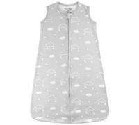 Mama Cheetah Sacco nanna per bambini da 1.0 TOG, coperta indossabile in cotone biologico, sacco nanna con cerniera a 2 vie, sacco nanna per tutto l'anno, sacco nanna per bambini, grande (12-18 mesi)