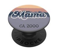 Mama Circa 2000 Stabilito Vintage Tramonto Festa della mamma PopSockets PopGrip Adesivo