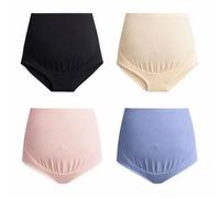 Mama Cotton High Waist Maternity Panties Mutande da Uomo, Multi4-c, XXL (Pacco da 4) Donna