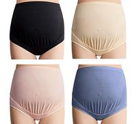 Mama Cotton High Waist Maternity Panties Mutande da Uomo, Multi4-c, XXL (Pacco da 4) Donna