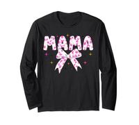 Mama Fiocco Rosa Maglia a Manica