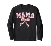 Mama Fiocco Rosa Maglia a Manica