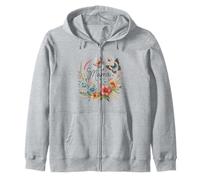 Mama Floral Bloom Garden Bloom Design Nature Lover Felpa con Cappuccio