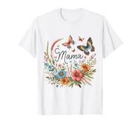Mama Floral Bloom Garden Bloom Design Nature Lover Maglietta