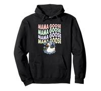 Mama Goose Colori Pastello Con Fiori Felpa con Cappuccio