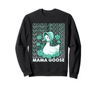 Mama Goose con motivo floreale vintage Felpa