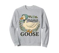 Mama Goose Funny Mom Design per la Festa della Mamma Umorismo Felpa