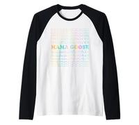 Mama Goose Goose Amante Divertente Umorismo Maternità Maglia con Maniche Raglan