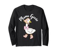 Mama Goose Mother's Day Tee - Cute for Mom Maglia a Manica