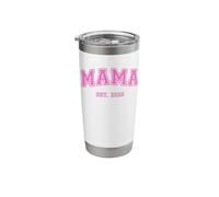 Mama ha stabilito Est 2025 Nuova mamma prima festa della mamma Bicchiere termico in acciaio inox doppia parete