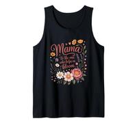 Mama Helps us Bloom - Design Floreale per la maternità Canotta