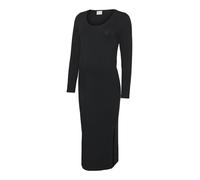 MAMA.LICIOUS MLEVA LS Jrs Midi Dress Noos, Nero, L
