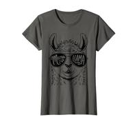 Mama Llama Cool Occhiali da sole Opere d'arte Maglietta