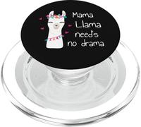 Mama Llama Need's No Drama - Design carino e divertente per la mamma PopSockets PopGrip per MagSafe