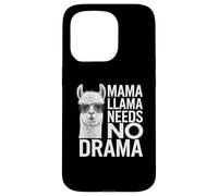 Mama Llama non ha bisogno di drammi per salvare il dramma per tua madre Custodia per iPhone 15 Pro