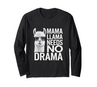 Mama Llama non ha bisogno di drammi per salvare il dramma per tua madre Maglia a Manica