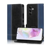 MAMA MOUTH Cover Per Samsung Galaxy A36 5G, Custodia Flip Pelle Portafoglio, Magnetica Libro Slim Thin Silicone TPU Bumper Cover, Wallet con Slot Schede Supporto Antiurto Case Per Samsung A36 5G Blu