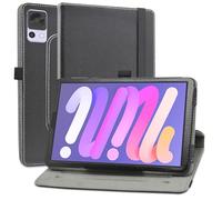 MAMA MOUTH Custodia rotante per DOOGEE T20 Mini, girevole a 360 gradi con grazioso motivo per tablet ALLDOCUBE iplay 50 Mimi Pro da 8,4", nero