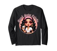 Mama Needs Cafecito Y Chisme Best Mom La Mama Mas Chingona Maglia a Manica