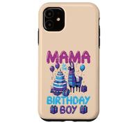 Mama Of Birthday Boy Llama Pinata Party Family Match da donna Custodia per iPhone 11