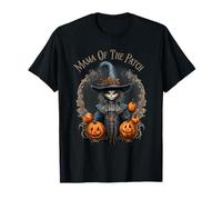 Mama of The Patch Halloween Scarecrow And Pumpkins Maglietta