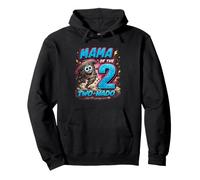 Mama of The Two-Nado - Divertente Design per Il 2° Compleanno per Ragazzi Felpa con Cappuccio
