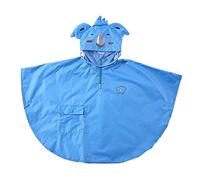 mama stadt Poncho Impermeabile Bambino Bambina Poncho Pioggia Impermeabile Mantella Pioggia Bimbo Bimba Mantellina Antipioggia, Blu Koala/L(4-6 anni)