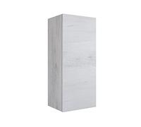 Mama Store Mobile singolo reversibile, in rovere, bianco, con apertura per apertura push-and pull, materiale in legno, misura grande
