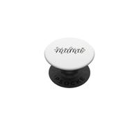 Mama Wildflower Script Floral Bloom festa della mamma stile PopSockets PopGrip Adesivo